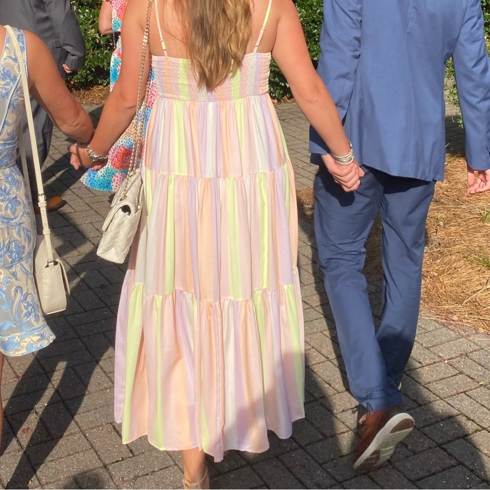 Midi Pastel Sun Dress
